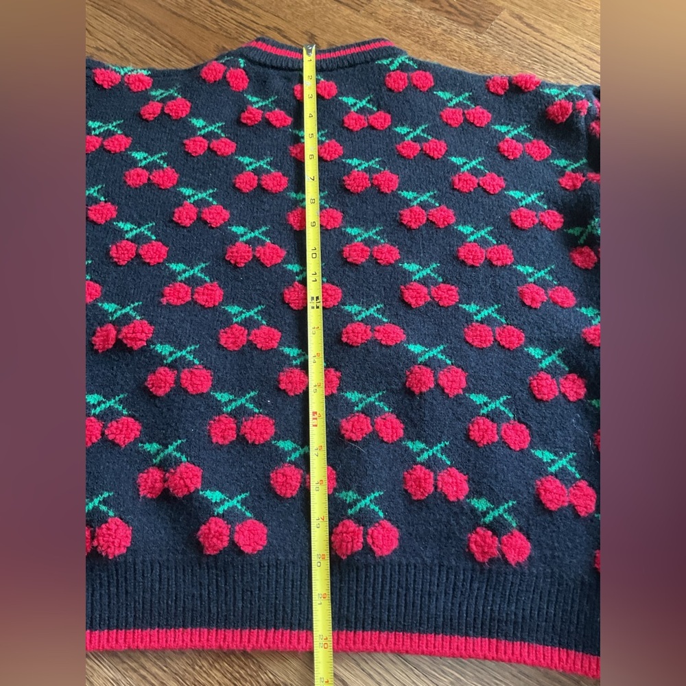 Cherry Patterned Sweater - image 11